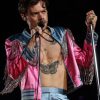 Harry Styles Love On Tour LA Pink Satin Bomber Jacket