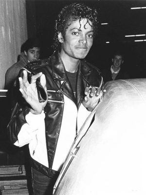 Michael Jackson Pepsi Commercial Black Leather Jacket