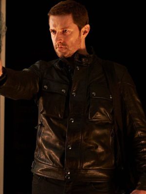 Richard Armitage Hannibal Season 3 Black Leather Jacket