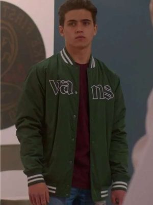 Cobra Kai S04 Robby Keene Green Bomber Jacket