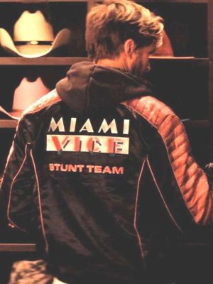The Fall Guy Miami Vice Ryan Gosling Black Leather Jacket