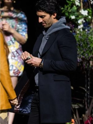 Justin Baldoni It Ends With Us 2024 Ryle Kincaid Black Coat