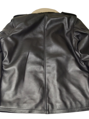 Eiza González Black Leather Jacket