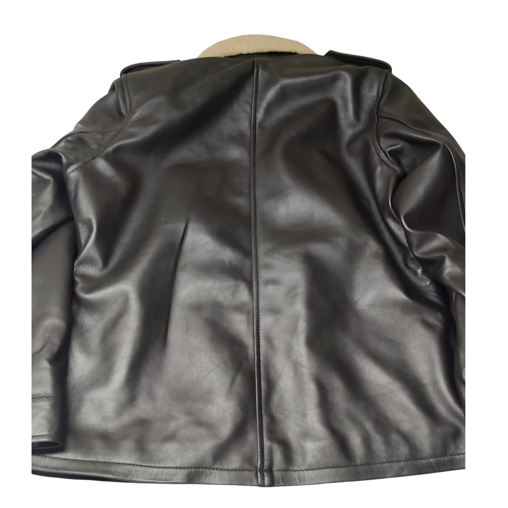 Eiza González Black Leather Jacket