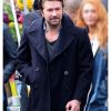 Brandon Sklenar It Ends With Us 2024 Atlas Corrigan Blue Wool Coat