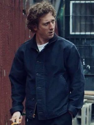 Jeremy Allen White The Bear S03Carmen Berzatto Black Cotton Jacket