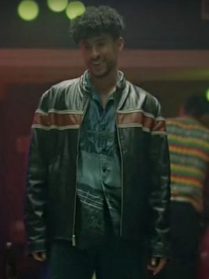 Bad Bunny Green Leather Jacket