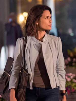 Dr. Natalie Manning Leather Jacket