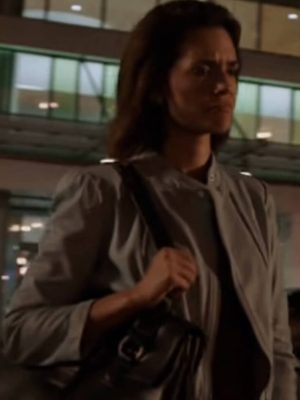 Dr. Natalie Manning Leather Jacket