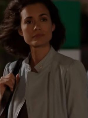 Dr. Natalie Manning Leather Jacket