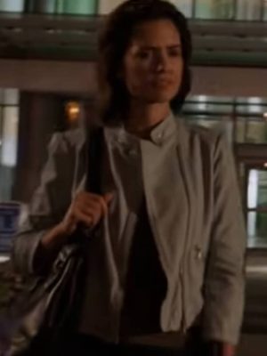 Dr. Natalie Manning Leather Jacket