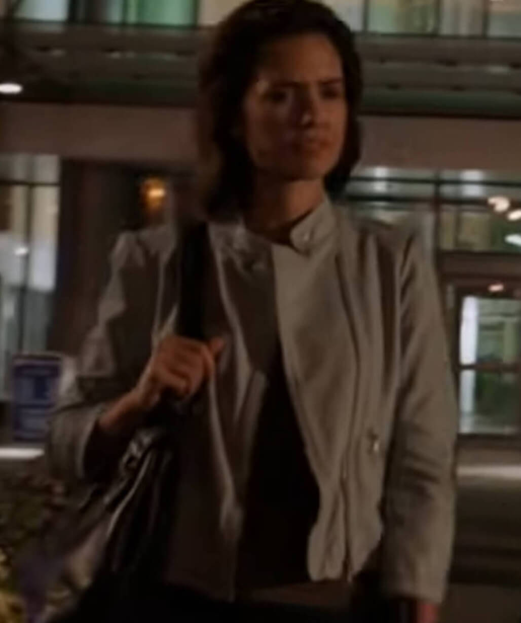 Dr. Natalie Manning Leather Jacket