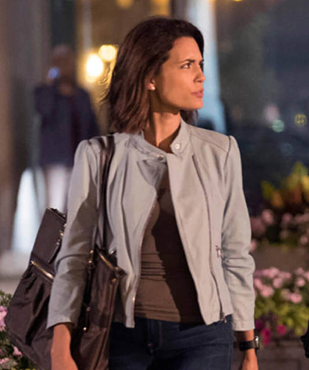 Dr. Natalie Manning Leather Jacket