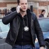 Jesse Lee Soffer Chicago P.D Jay Halstead Black Leather jacket