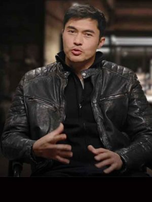 Henry Golding Snake Eyes G.I Joe Origins Black Leather Jacket