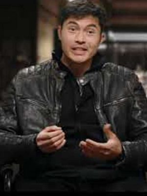 Henry Golding Snake Eyes G.I Joe Origins Black Leather Jacket