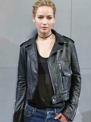 Jennifer Lawrence Leather Jacket