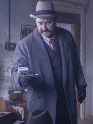 Josh McConville Grey Coat
