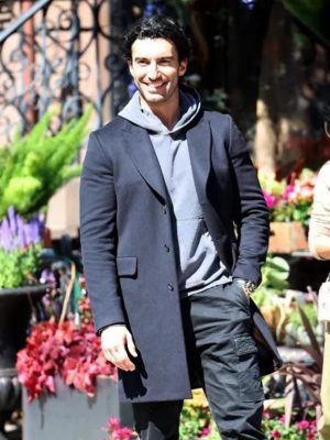 Justin Baldoni It Ends With Us 2024 Ryle Kincaid Black Coat
