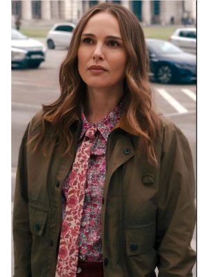 Natalie Portman Fountain of Youth 2025 Charlotte Purdue Green Jacket