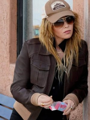 Poker Face S02 Charlie Cale Brown Leather Jacket