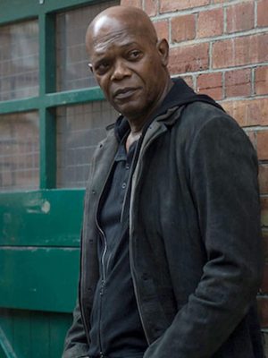 Samuel Jackson Leather Blazer