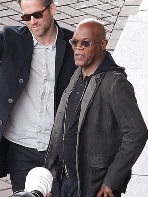 Samuel Jackson Leather Blazer