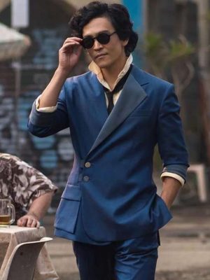 John Cho TV Series Cowboy Bebop Spike Spiegel Blue Suit