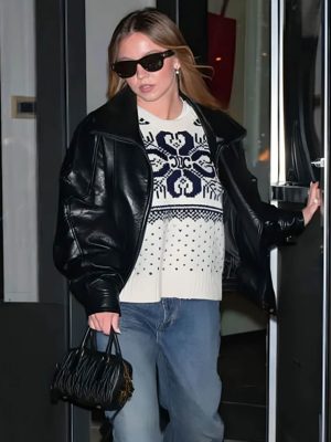 Sydney Sweeney Leather Jacket