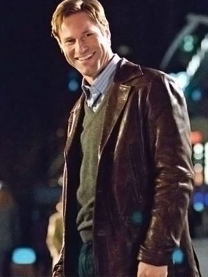 Aaron Eckhart Love Happens Burke Leather Coat Blazer