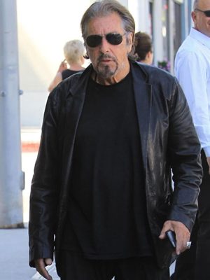 Al Pacino Leather Blazer