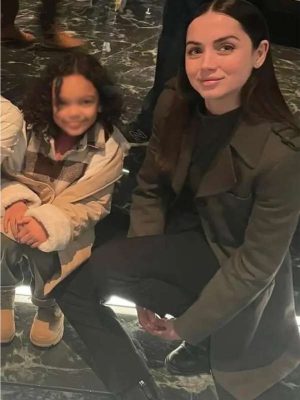 Ana de Armas From The World Of John Wick Ballerina 2025 Green Coat