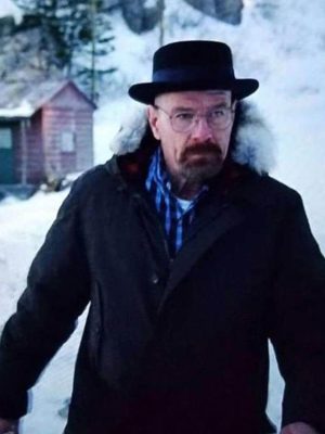 Bryan Cranston Breaking Bad Hooded Fur Black Jacket