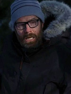 Bryan Cranston Breaking Bad Hooded Fur Black Jacket