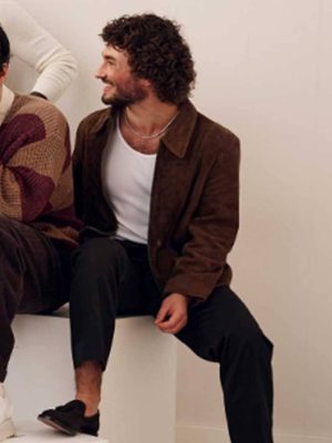 Gabriel LaBelle Saturday Night Brown Jacket