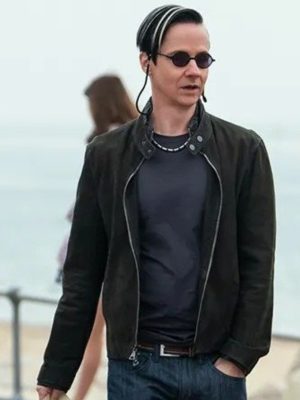 John Cameron The Sandman S02 Hal Carter Black Suede Jacket