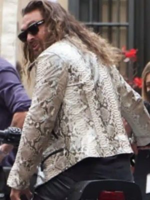 Jason Momoa Fast And Furious X Dante Reyes White Leather Jacket