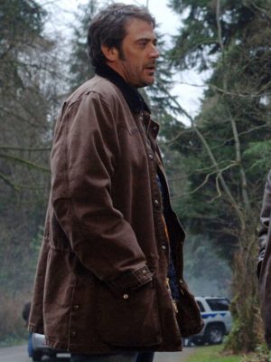 Jeffrey Dean Morgan Supernatural John Winchester Brown Cotton Jacket