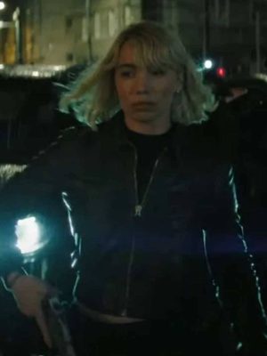 Katrina Durden Heads of State 2025 Black Leather Jacket