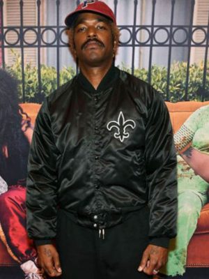 Luke James One Of Them Days Premiere Black Bomber Jacket