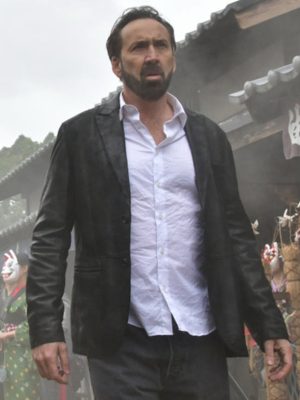 Nicolas Cage Prisoners of the Ghostland Hero Leather Blazer