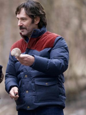 Paul Rudd Friendship 2025 Blue Puffer Jacket