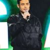 Charles Heller The Amateur 2025 Rami Malek Black Bomber Jacket