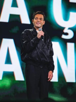 Rami Malek The Amateur 2025 Black Jacket