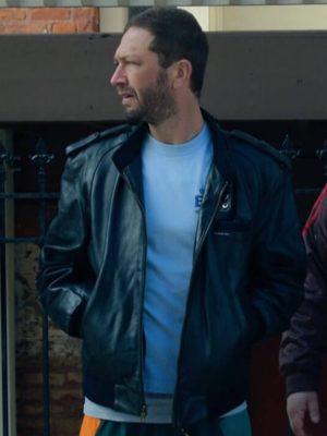 Ebon Moss-Bachrach The Bear Richie Black Leather Jacket