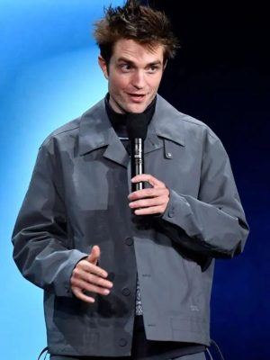 Robert Pattinson Mickey 17 Mickey Barnes Grey Cotton Jacket