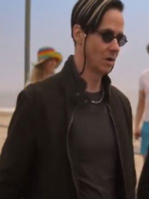John Cameron The Sandman S02 Hal Carter Black Suede Jacket