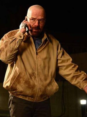 Walter White Breaking Bad S05 Bryan Cranston Brown Cotton Jacket