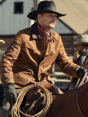 1923 Zane Davis Brown Leather Jacket