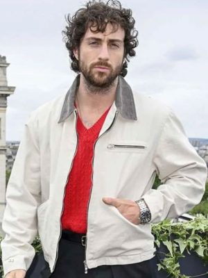 Aaron Taylor Johnson 28 Year Later White Jacket
